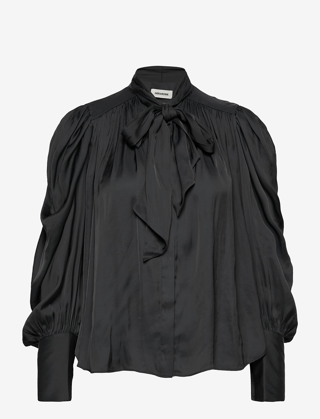 Tim Satin Shirt (Black) (3300 kr) Zadig & Voltaire Tim Satin Shirt (Black) (3300 kr) Zadig & Voltaire