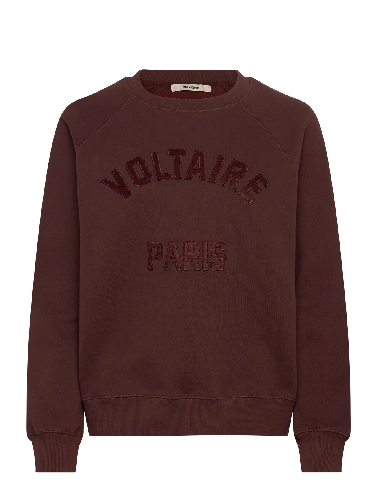 Zadig & Voltaire Upper Mo Voltaire Paris, L, Brown, Sweatshirts & Hættetrøjer > Sweatshirts, Dame