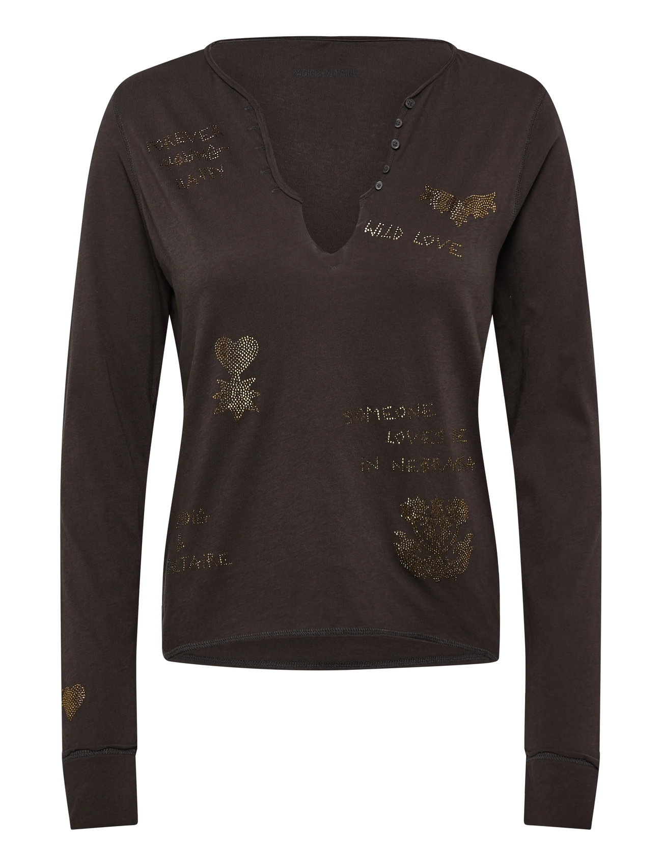 ZADIG & VOLTAIRE Tuni Ml Cl Multi Strass Braun - XS - Damen