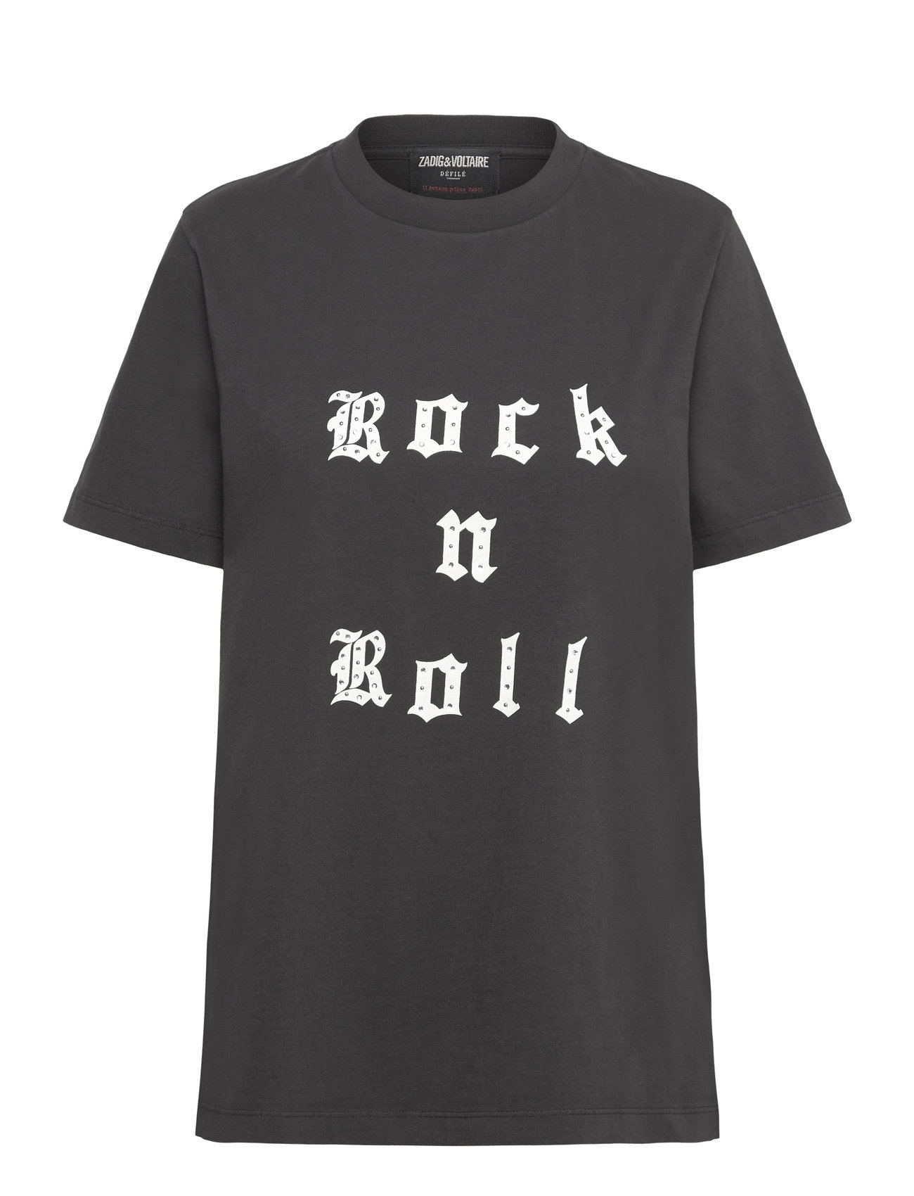 Zadig & Voltaire Edwin Hc Rock And Roll Strass Svart