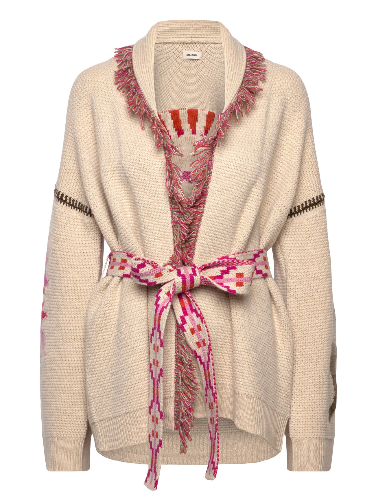 Zadig & Voltaire Alpa Lc Sunset, XS/S, Cream, Strik > Cardigans, Dame