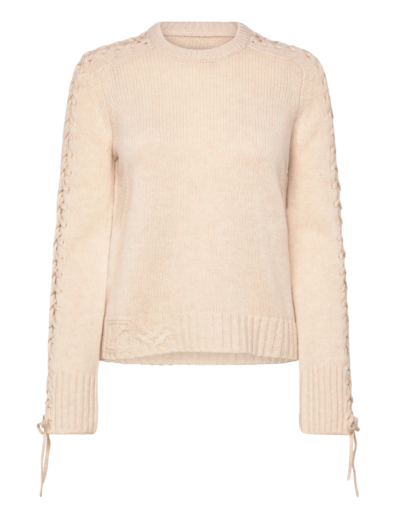 Zadig & Voltaire Malty Lc Laced, M, Cream, Strik > Trøjer, Dame
