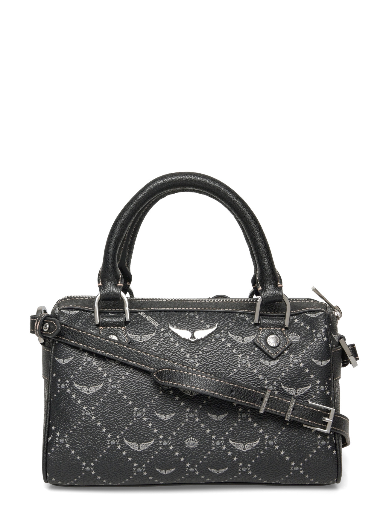 Zadig & Voltaire Xs Sunny Vibe Monogram, One Size, Black, Designere > Tasker Med Tophåndtag, Dame