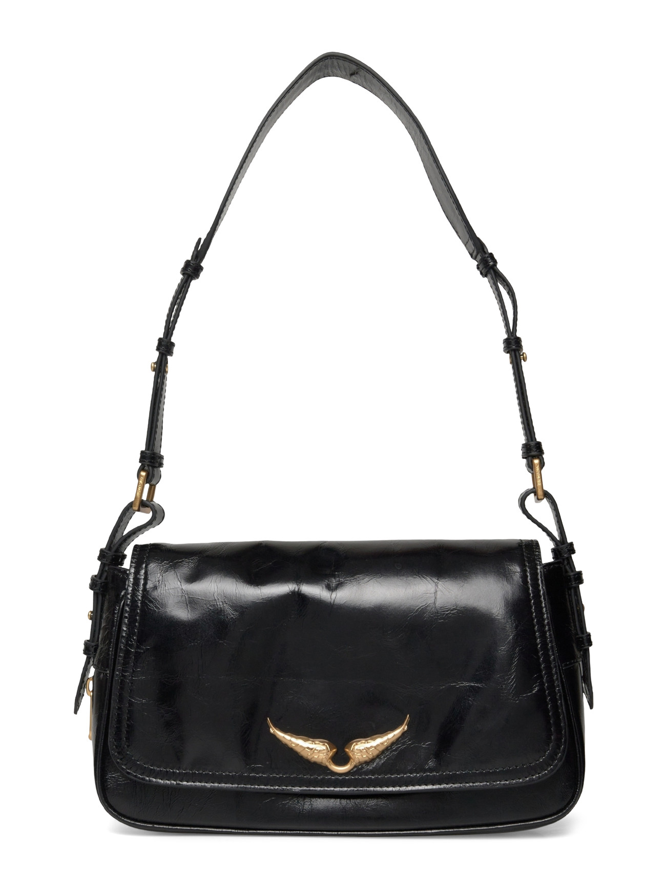 Zadig & Voltaire Le Zouzou Vintage Patent, One Size, Black, Designere > Små Skuldertasker-Crossbody-Tasker, Dame