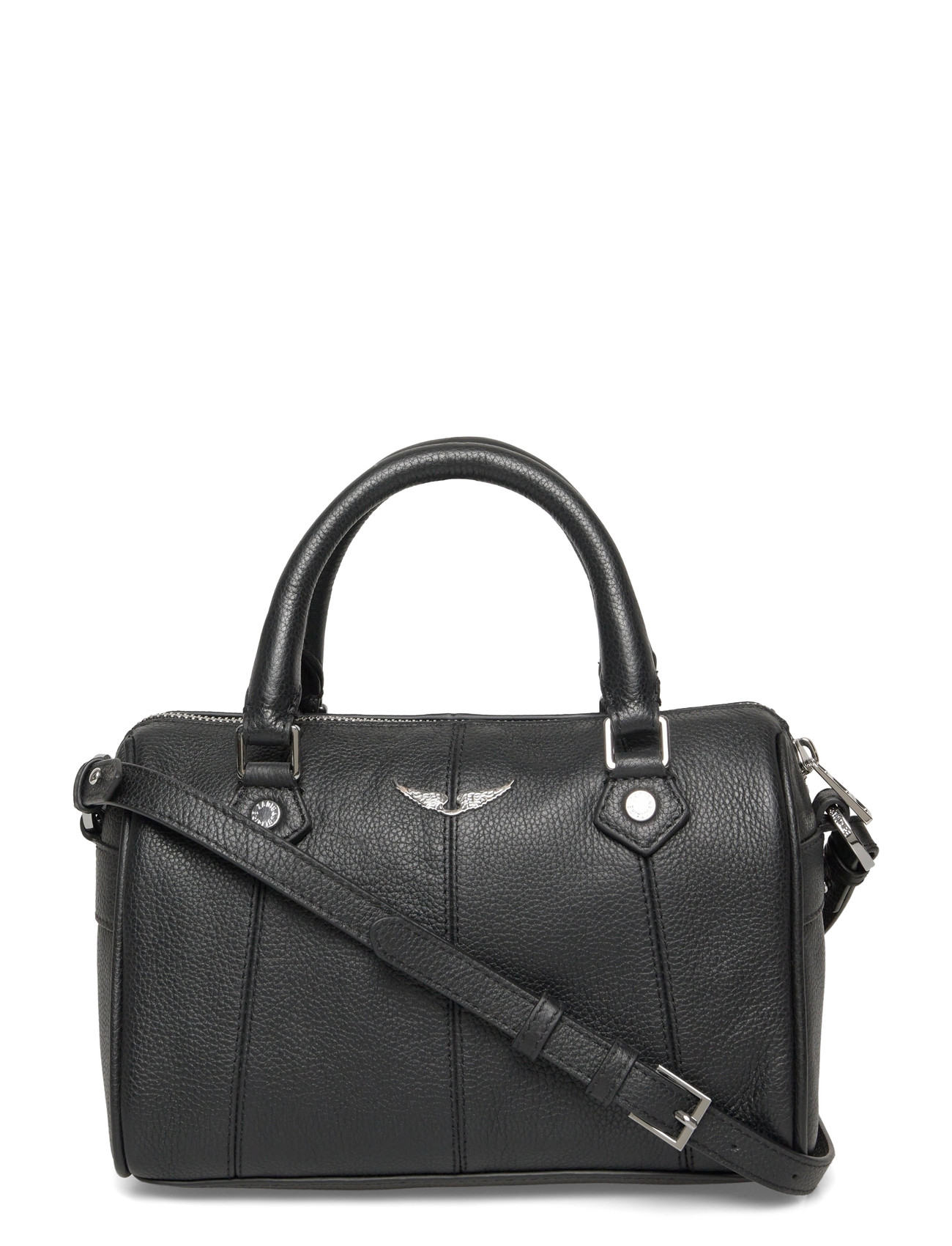 Zadig & Voltaire Xs Sunny Vibe Grained Leather, One Size, Black, Designere > Tasker Med Tophåndtag, Dame