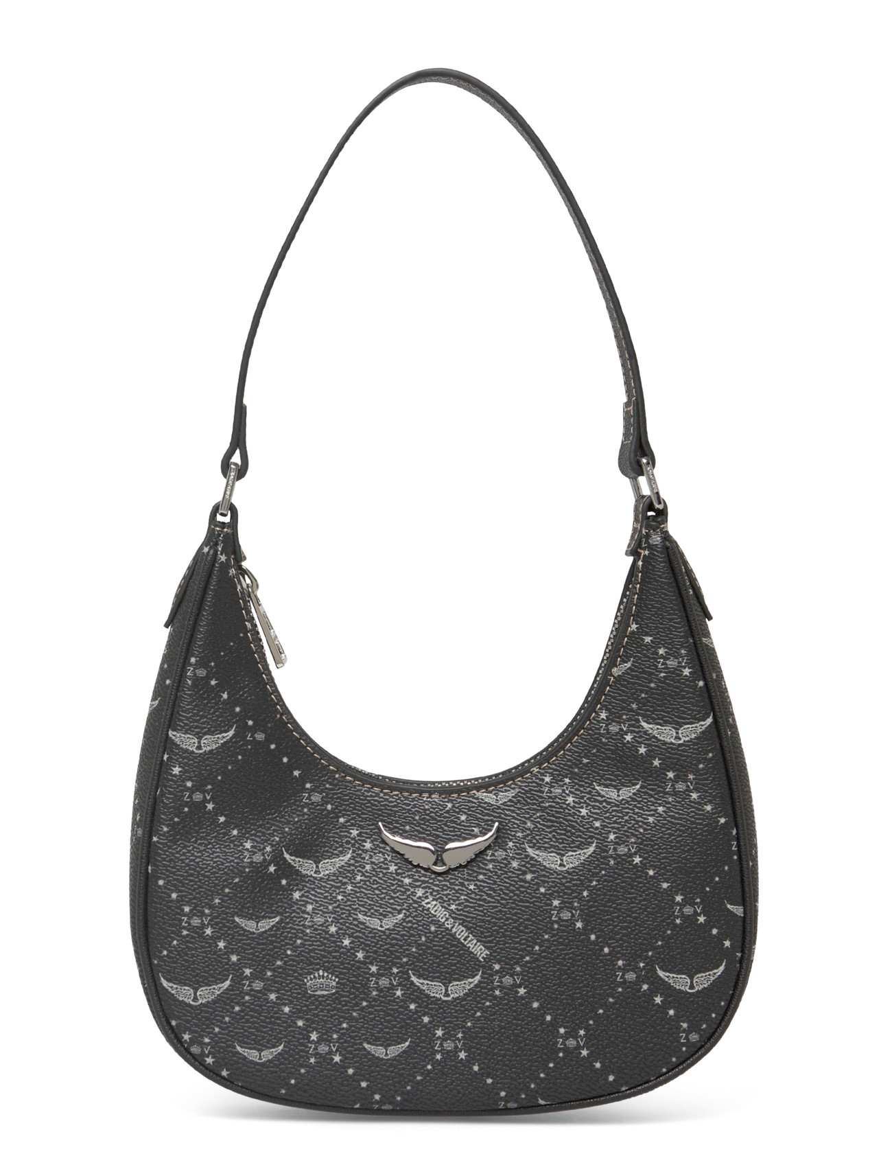 Zadig & Voltaire Z Night Out Monogram, One Size, Black, Designere > Små Skuldertasker-Crossbody-Tasker, Dame