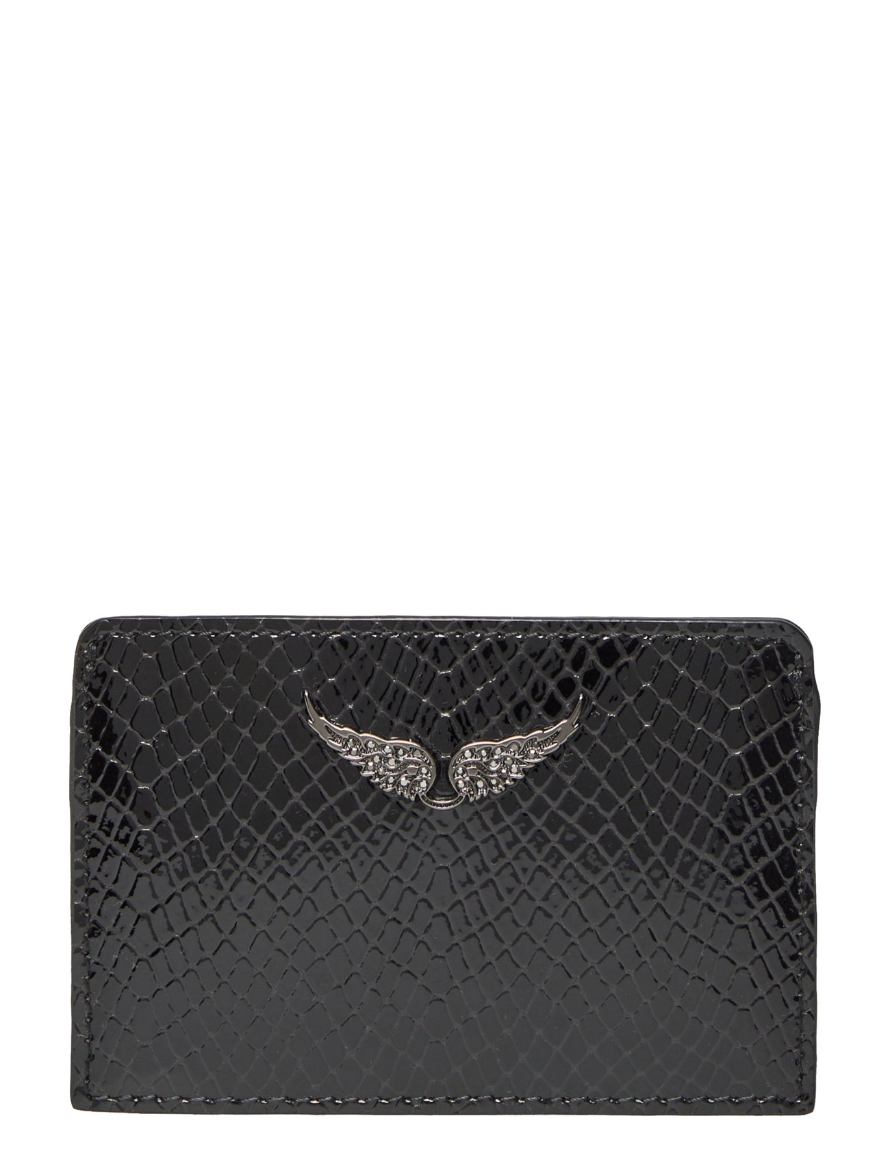 Zv Pass Glossy Wild Bags Card Holders & Wallets Card Holder Black Zadig & Voltaire