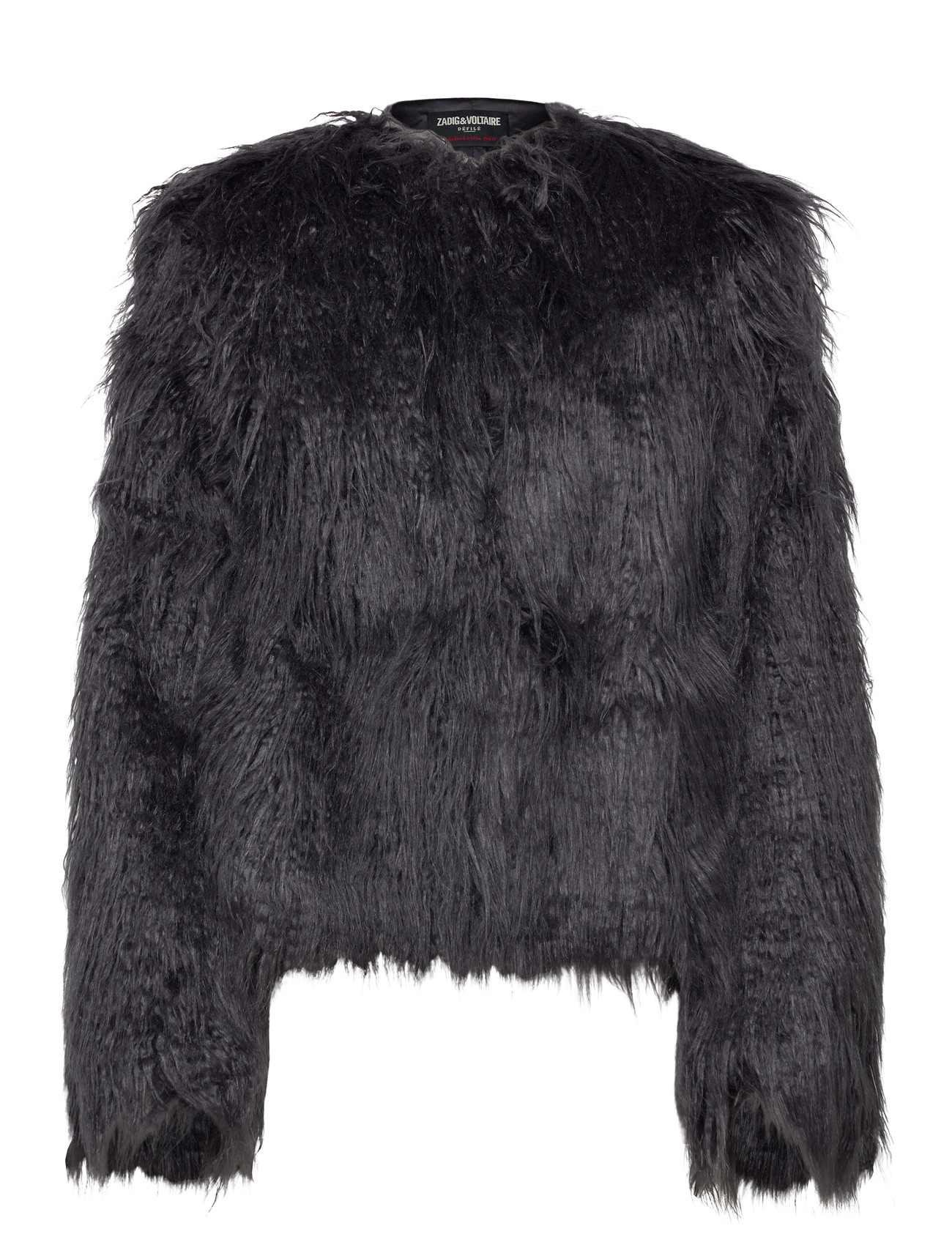 Zadig & Voltaire Freddie Ff, S, Black, Overtøj > Imiteret Pels, Dame