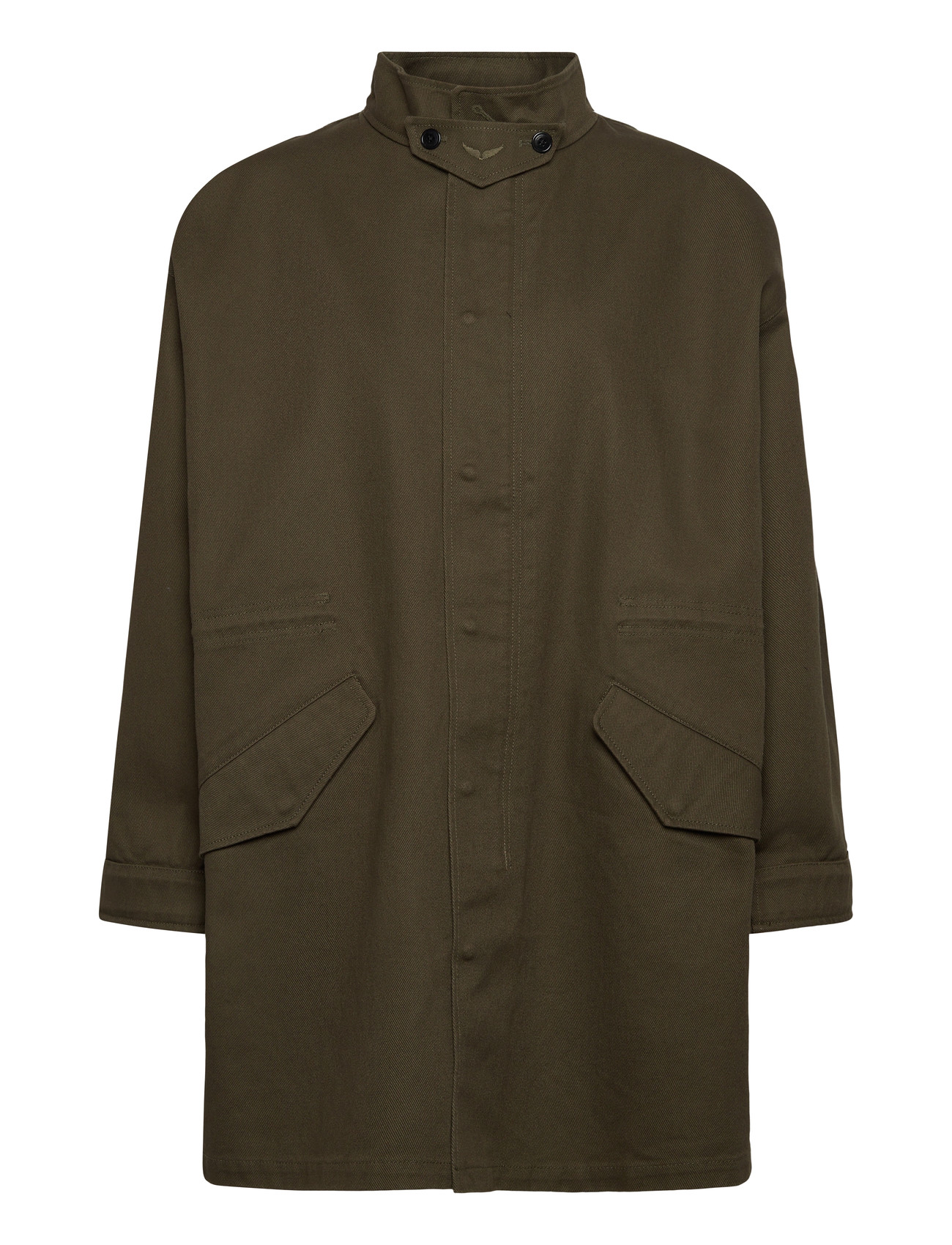 Zadig & Voltaire Kadri Coton, M, Khaki green, Frakker > Lette Frakker, Dame