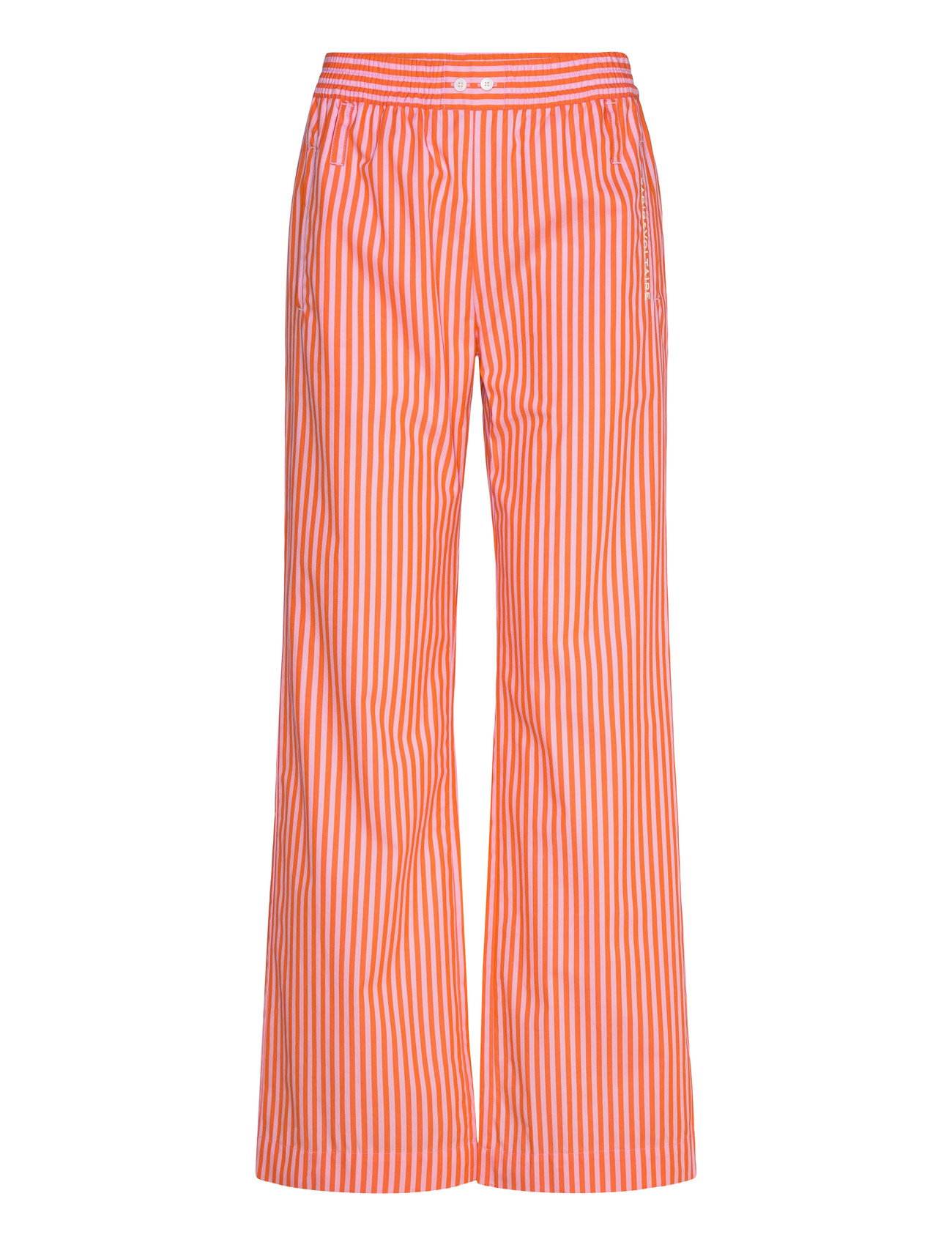 Zadig & Voltaire Poma Pop Raye, 40, Orange, Bukser > Brede Ben, Dame