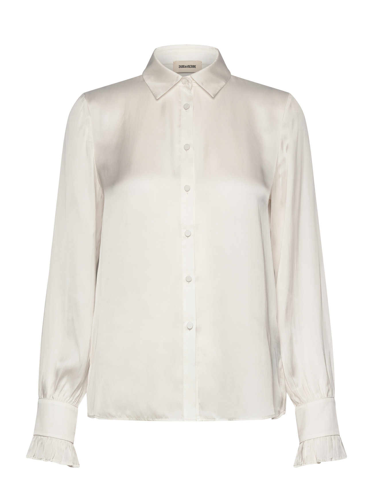 ZADIG & VOLTAIRE Thely Satin Cream - M - Damen