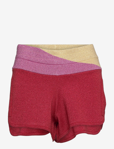 SMILE LUREX - casual shorts - red