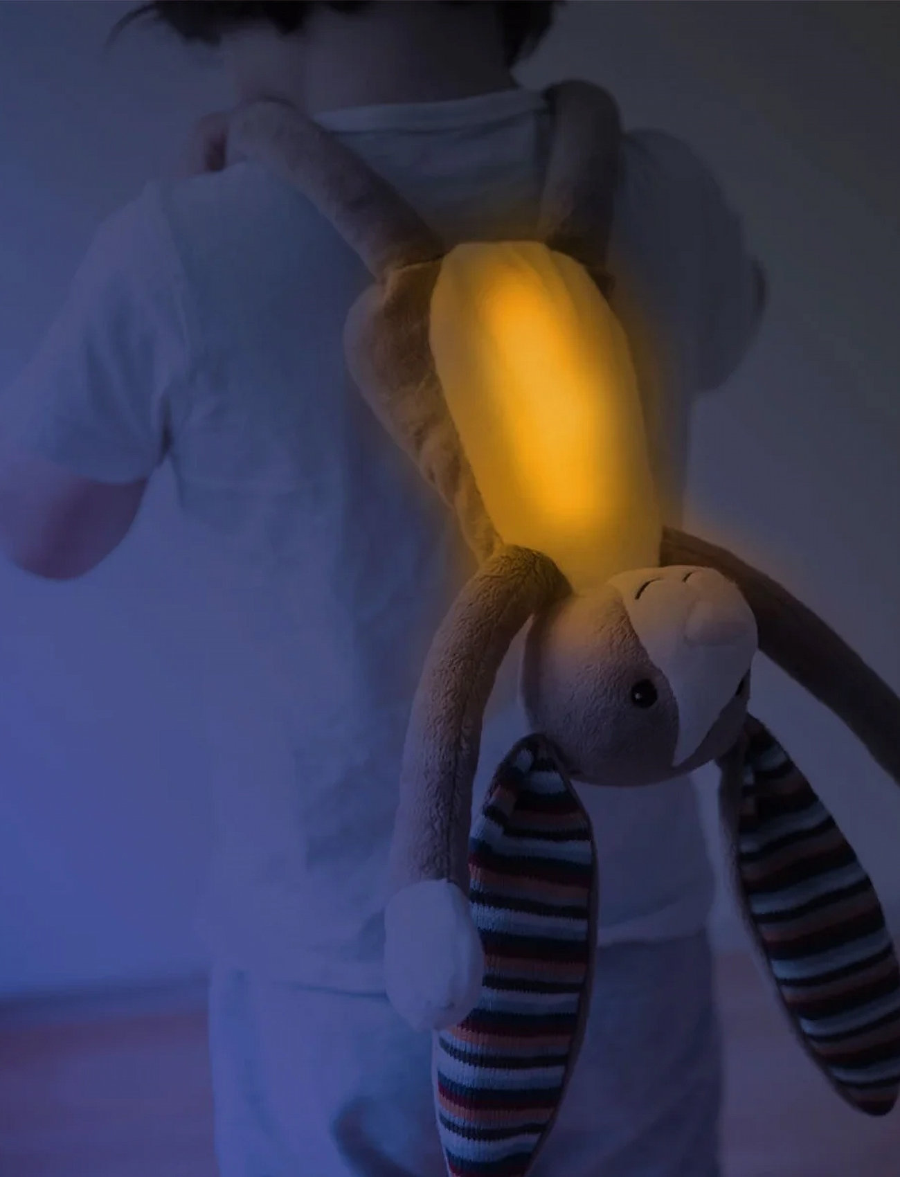 ZAZU Bo The Rabbit Nightlight, One Size, Brown, Baby Legetøj > Musical Plush Legetøj, Børn