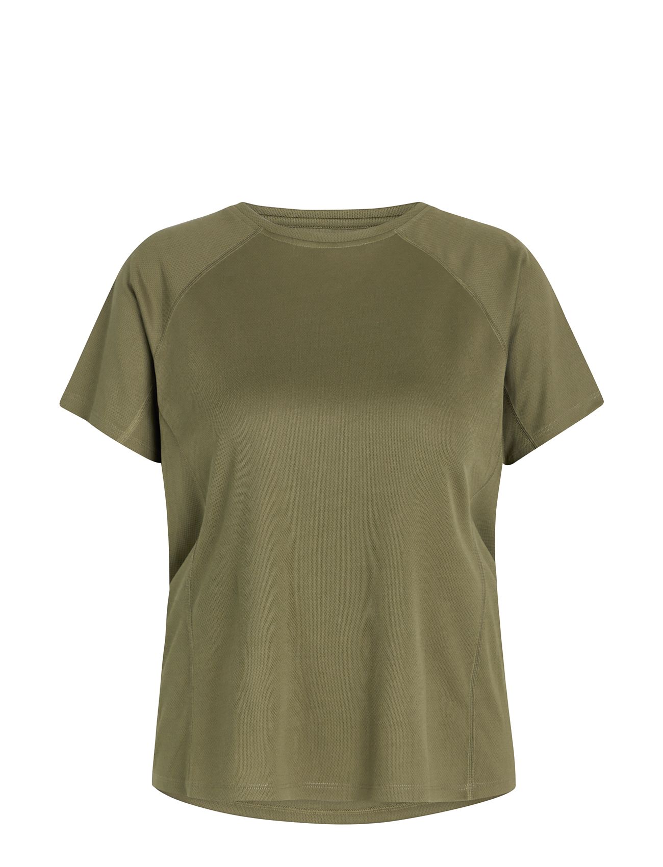 ZEBDIA Women Sports T-Shirt, XL, Khaki green, T-Shirts & Toppe > Kortærmede, Dame