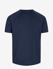 Mens Sports T-Shirt with Chest Print - NAVY