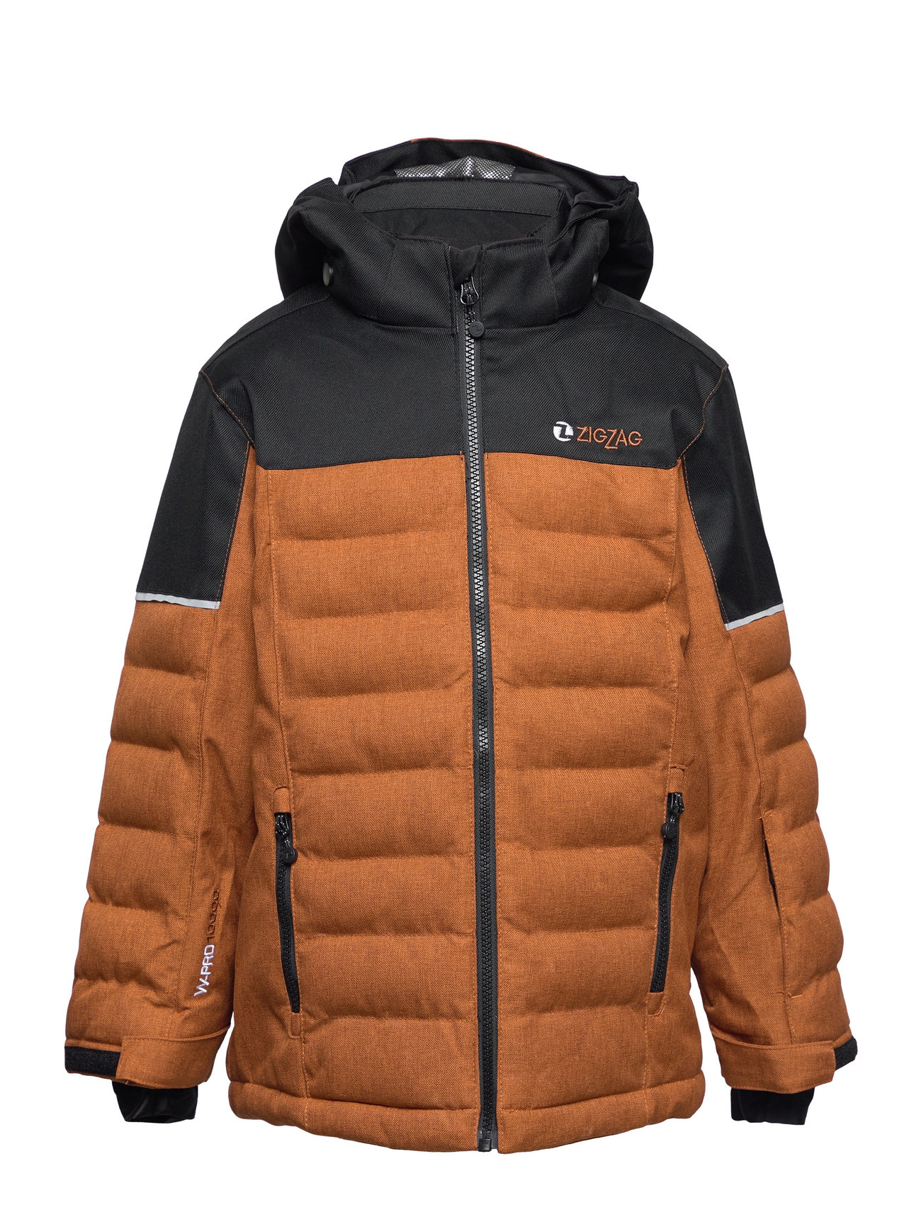 ZigZag Melange Ski Jacket W-pro 10000 (Caramel CafÉ), | Stort udvalg af designer | Booztlet.com