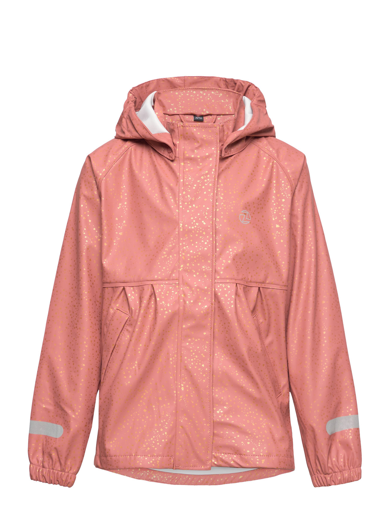 Mira Printed Pu Jacket Sport Rainwear Jackets Pink ZigZag