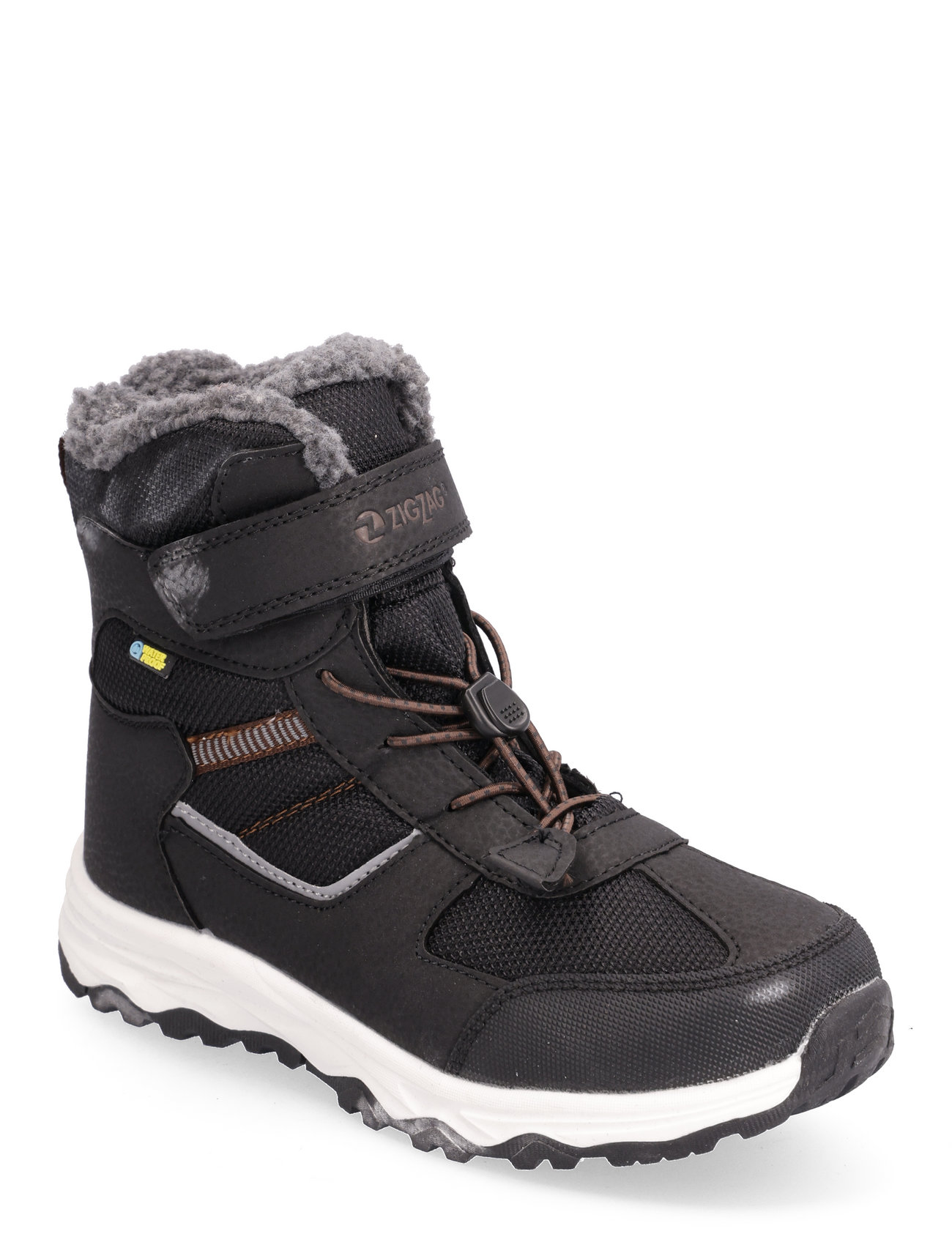 Balful Kids Winterboot Wp Sport Winter Boots Winter Boots W. Velcro Black ZigZag