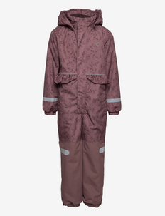 Sally Printed Coverall W-PRO 10000 - shell overalls - marron