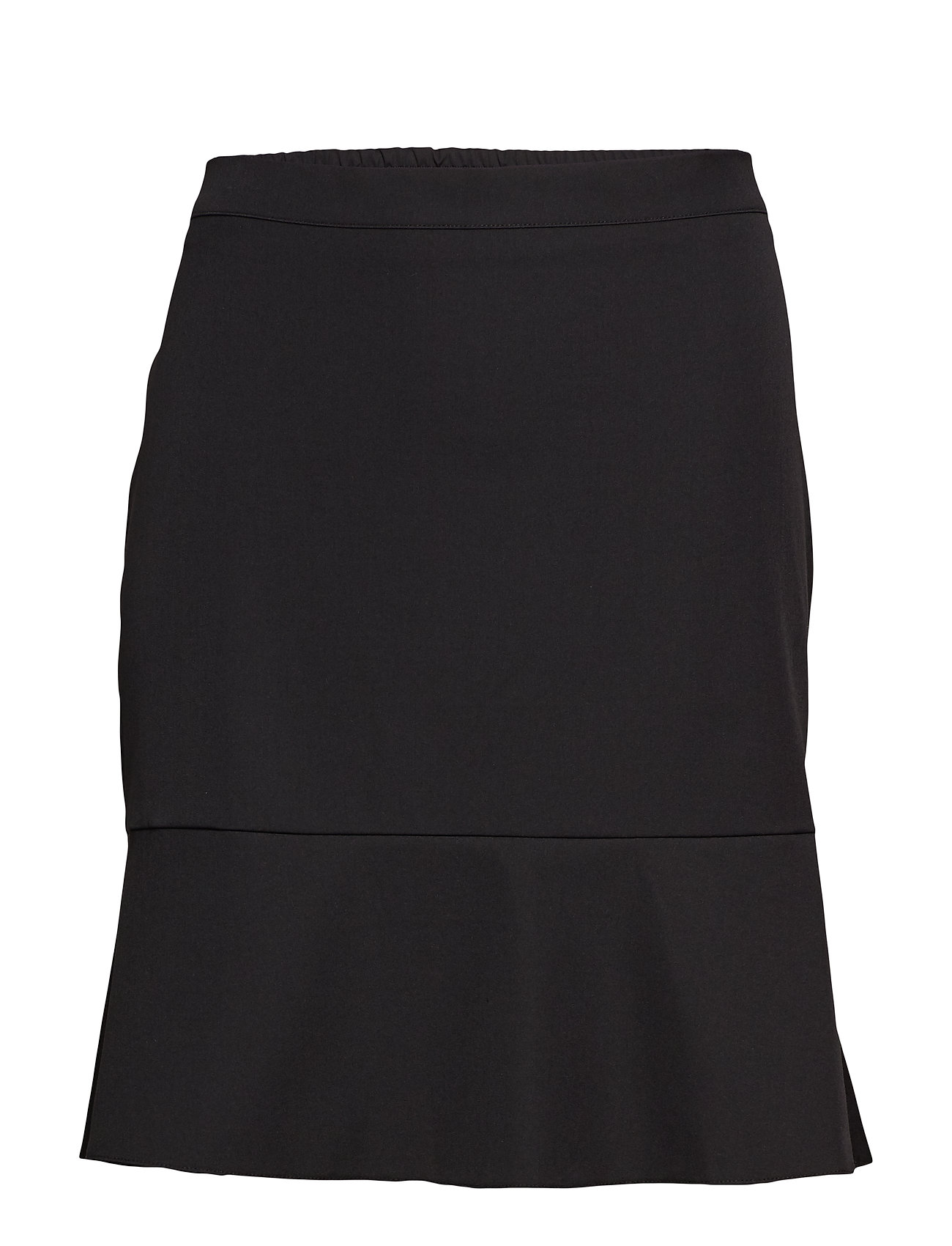 Zizzi Skirt Short Plus Comfortable Fit Knälång Kjol Svart [Color: BLACK ][Sex: Women ][Sizes: 50-52 ]