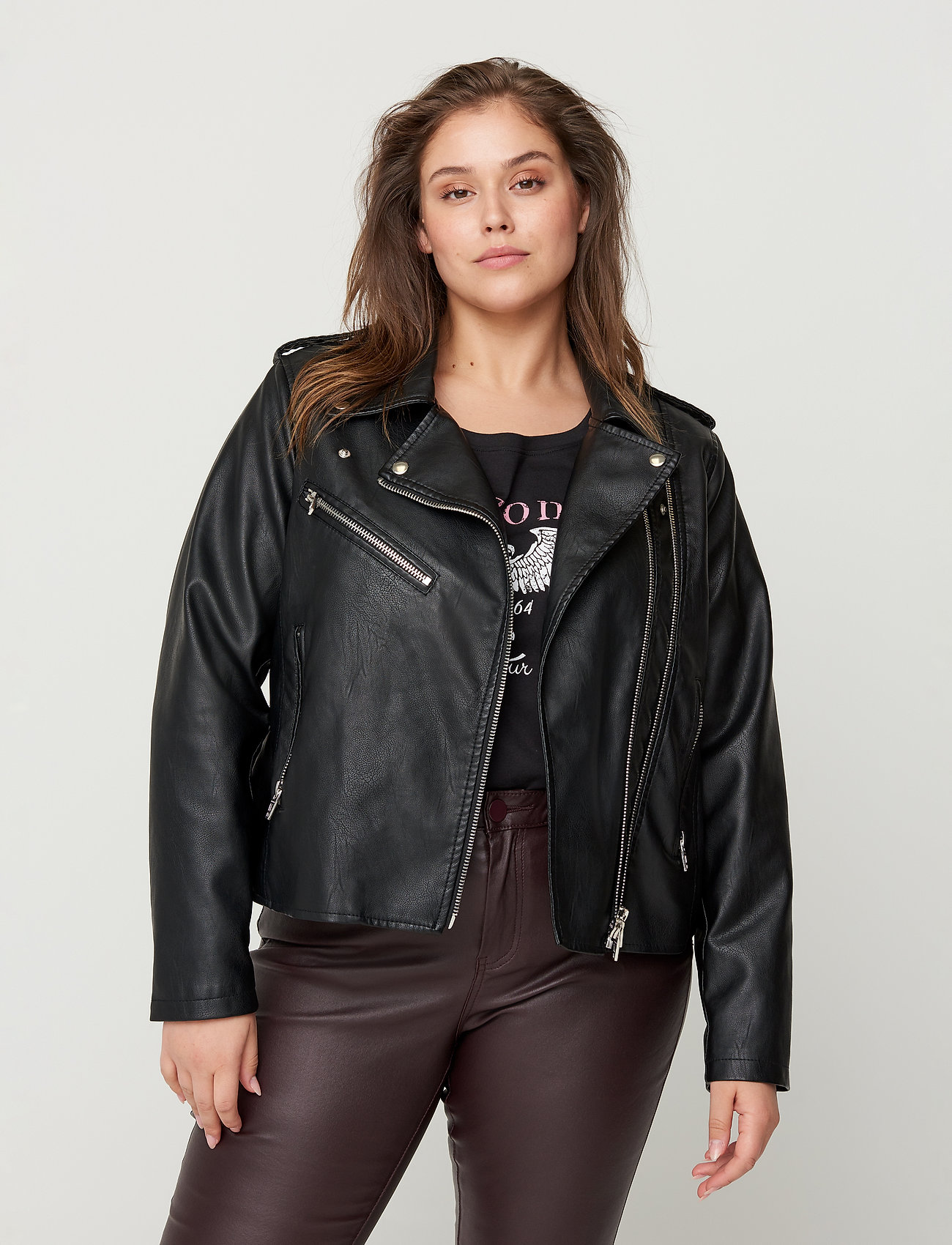 black suede jacket plus size