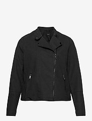 plus size black suede jacket