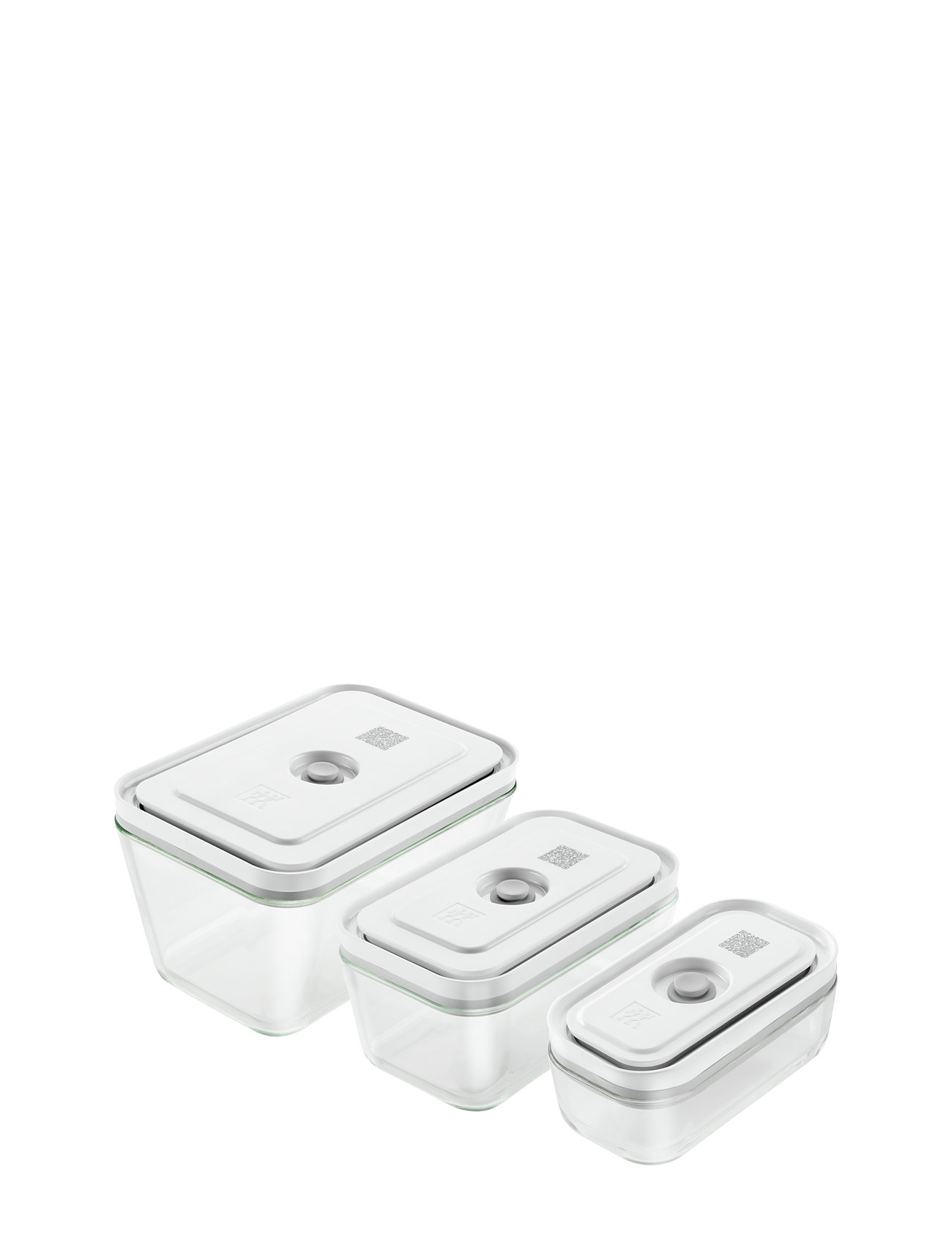 ZWILLING Fresh & Save, Vak.bokssæt S/M/L Grå Glas Grau - 21.7X14.5X12.8CM - Unisex