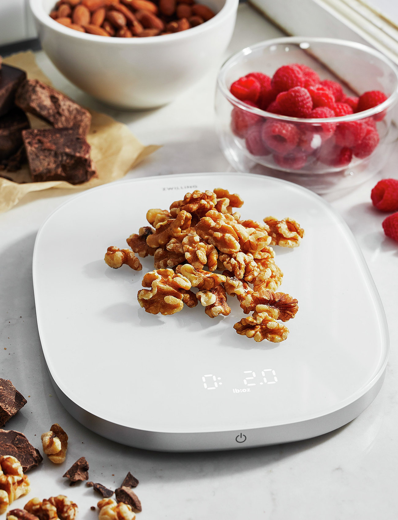 Zwilling Enfinigy, Digital Køkkenvægt Sølv, MAX 10KG, Silver, Køkkenudstyr > Køkkenvægte, Unisex