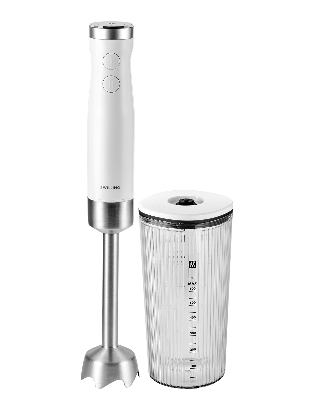 Zwilling Stavblender, Sølv-Hvid, Eu, 600 ml, White, Køkkenmaskiner > Stavblendere, Unisex