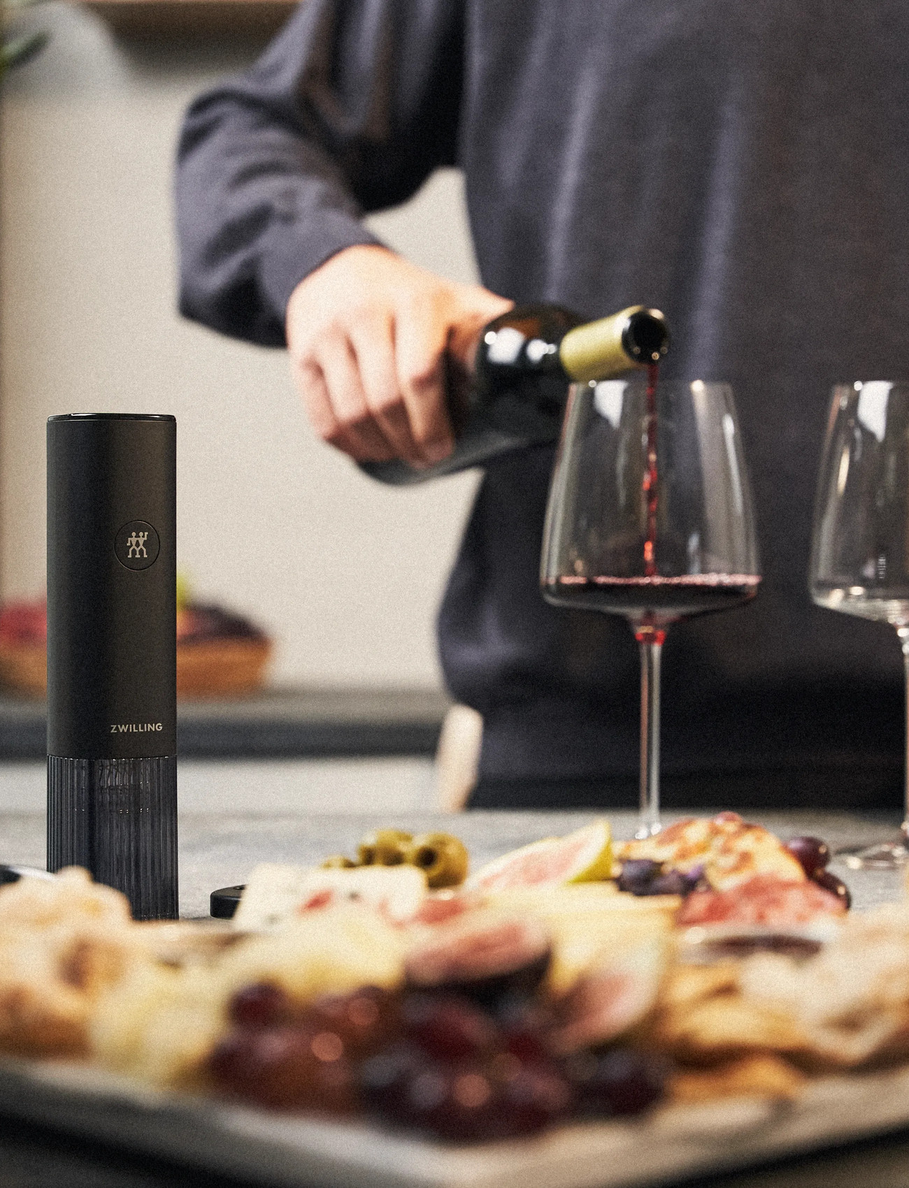 Zwilling Elektrisk Vinöppnare Svart, One Size, Black, Tilbehør Til Drinks Og Barer > Flaskeåbnere Og Vinpropper, Unisex
