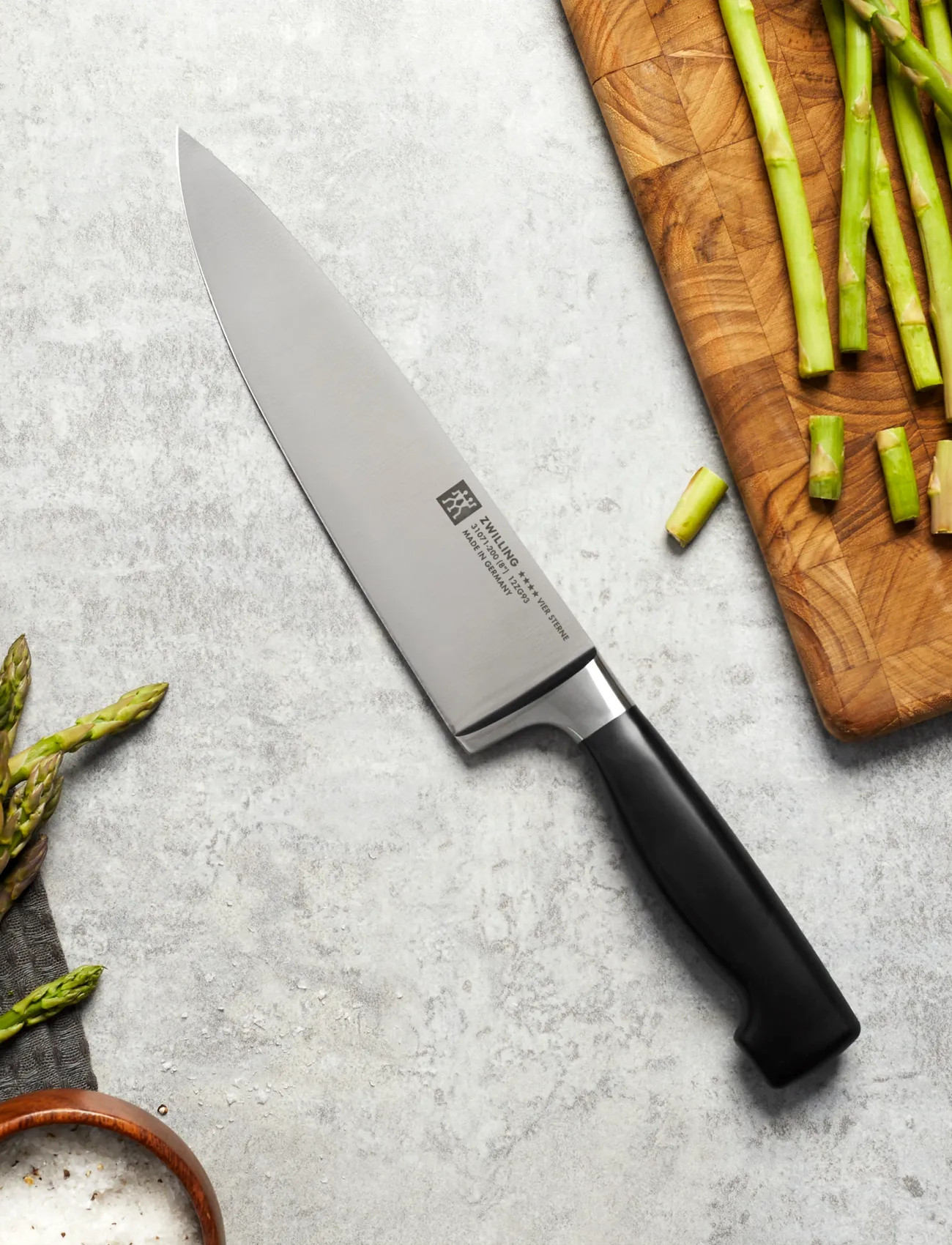 Zwilling Kockkniv Four Star 20 cm, One Size, Black, Knive Og Tilbehør > Kokkeknive, Unisex