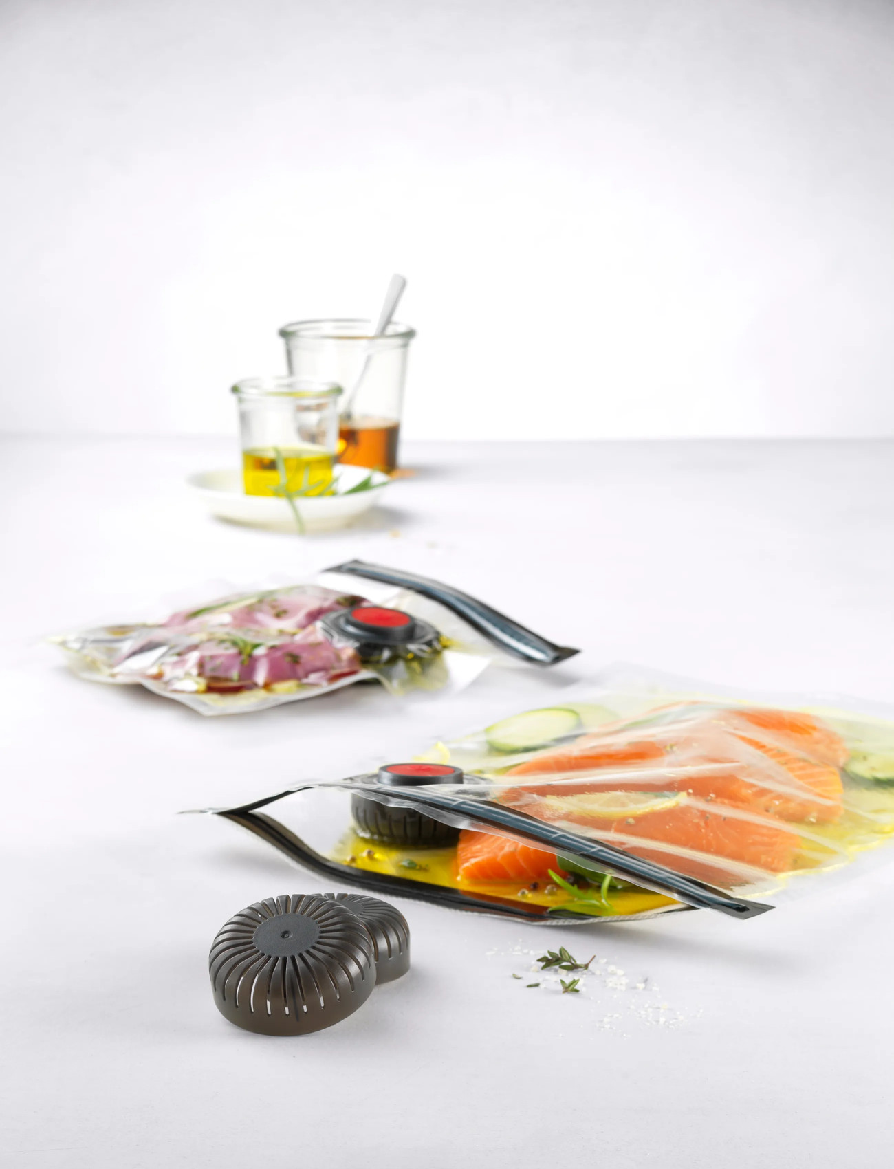 Zwilling Fresh & Save Vakuum Påsar. Innehåller: 4 St S - 4 Stm - 2 St L, One Size, Nude, Køkkenopbevaring > Snack- Og Madtilbehør, Unisex