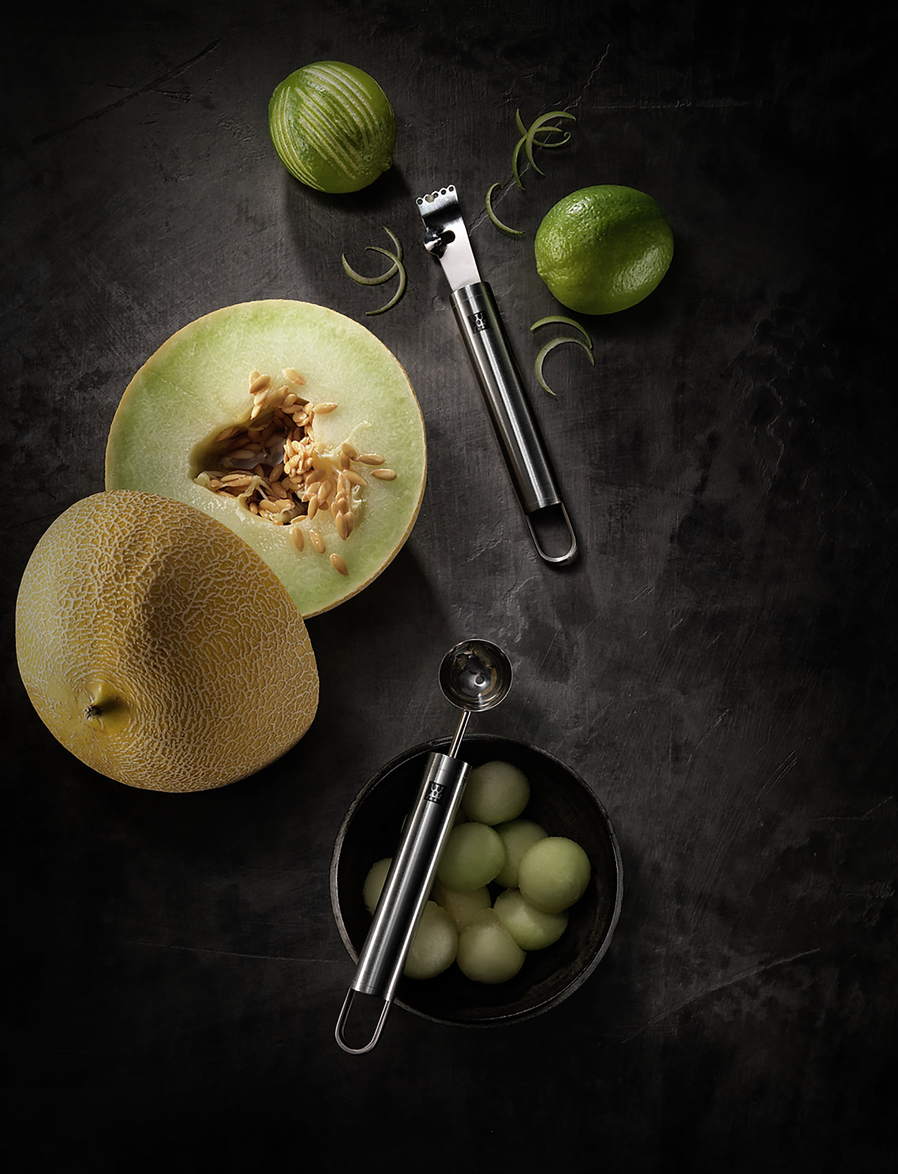 Zwilling Melon Scoop, One Size, Silver, Køkkenredskaber > Andre Køkkenredskaber, Unisex