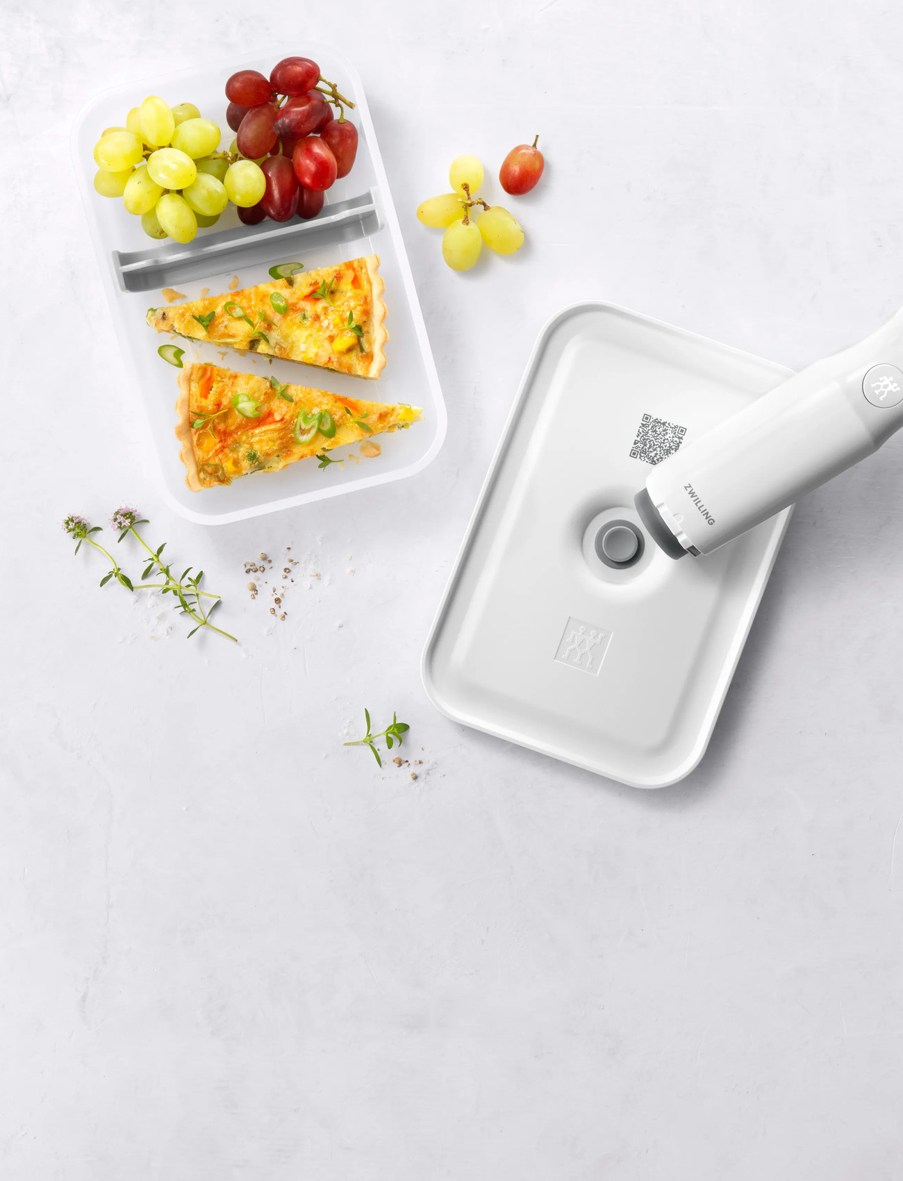 Zwilling Fresh & Save Vakuum Lunchbox 1000ml, One Size, White, Kitchen Storage > Food Storage, Unisex