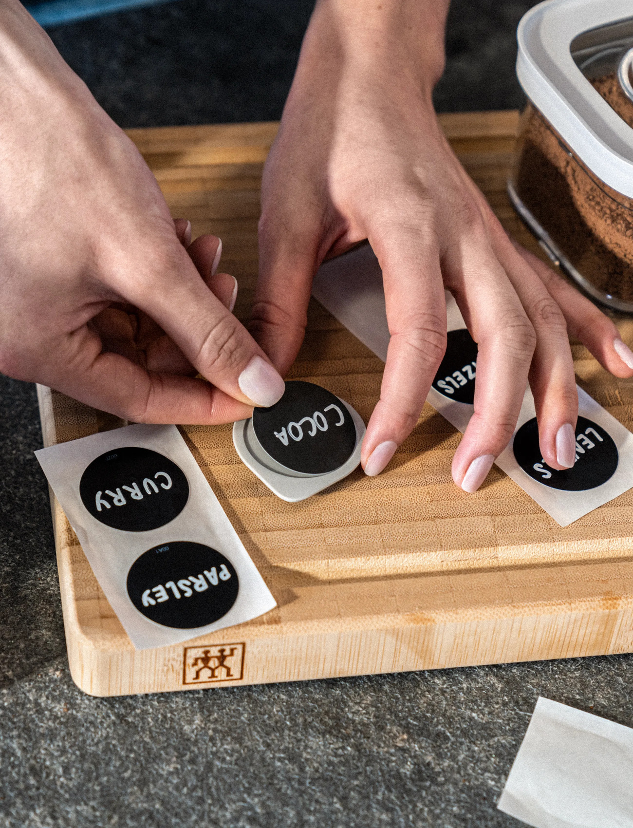 Zwilling Fresh & Save Cube Set Med Nfc-Etiketter Och Kritpenna, 11-Delar., One Size, Black, Køkkenredskaber > Andre Køkkenredskaber, Unisex