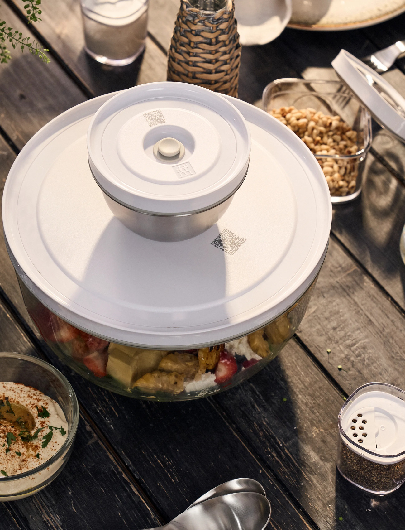 Zwilling Fresh & Save Vakuumlock Till Skål S 12 cm, Vit, One Size, White, Køkkenopbevaring > Kasser Og Beholdere, Unisex
